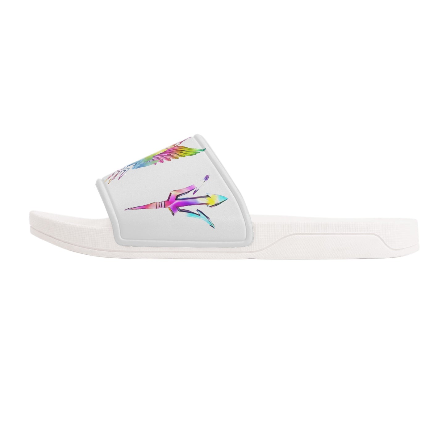 Sun Devil Tie-Die Edition Womens White Star Slides