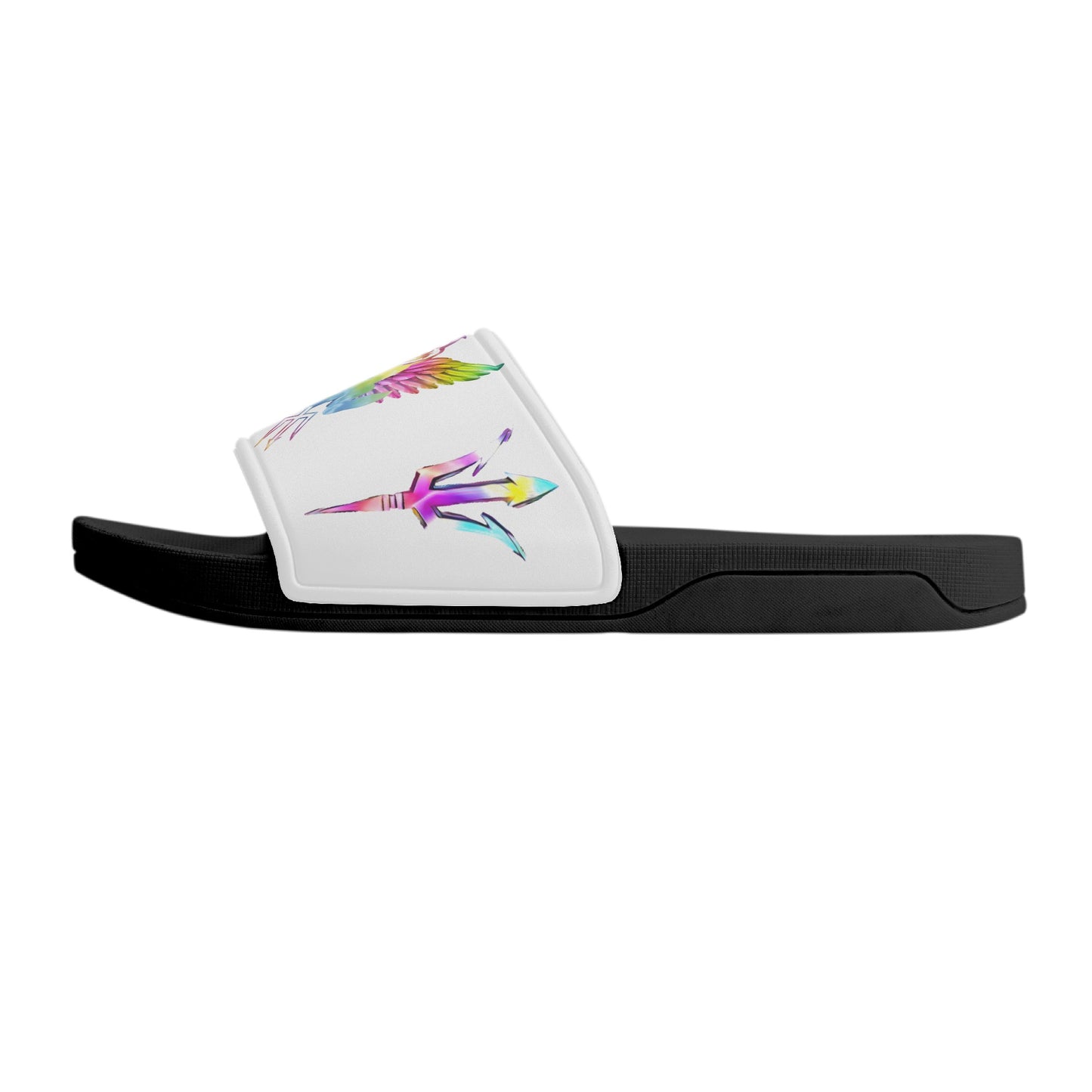 Sun Devil Tie-Die Edition Womens White Star Slides