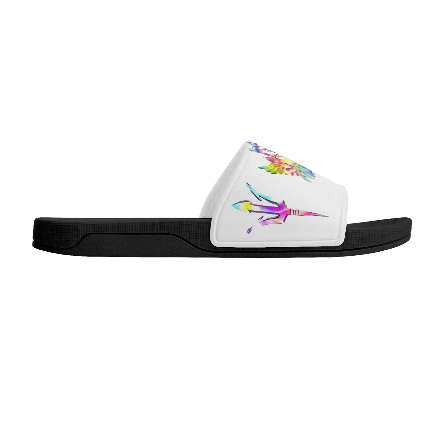 Sun Devil Tie-Die Edition Womens White Star Slides