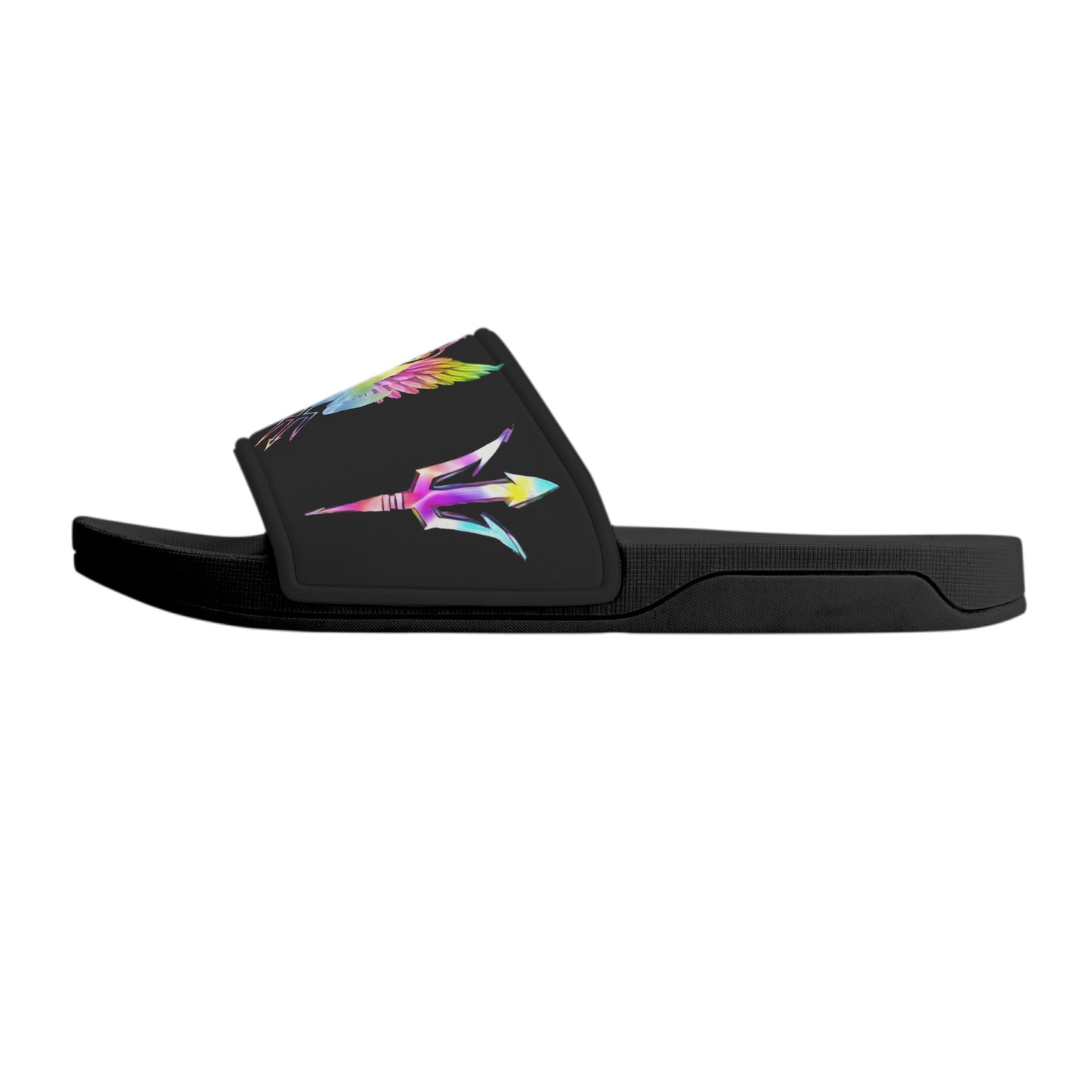 Sun Devil Tie-Die Edition Womens Black Star Slides