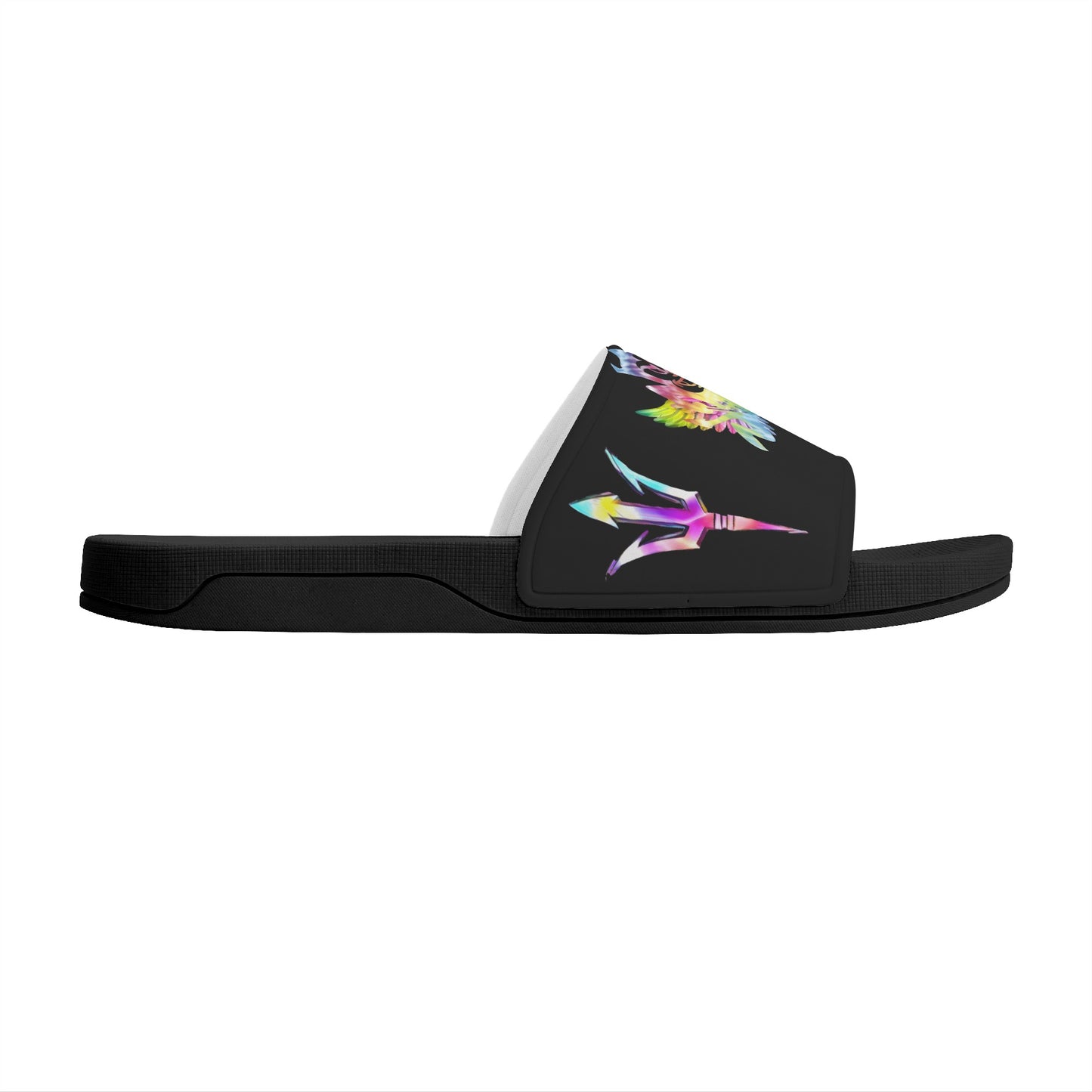 Sun Devil Tie-Die Edition Womens Black Star Slides