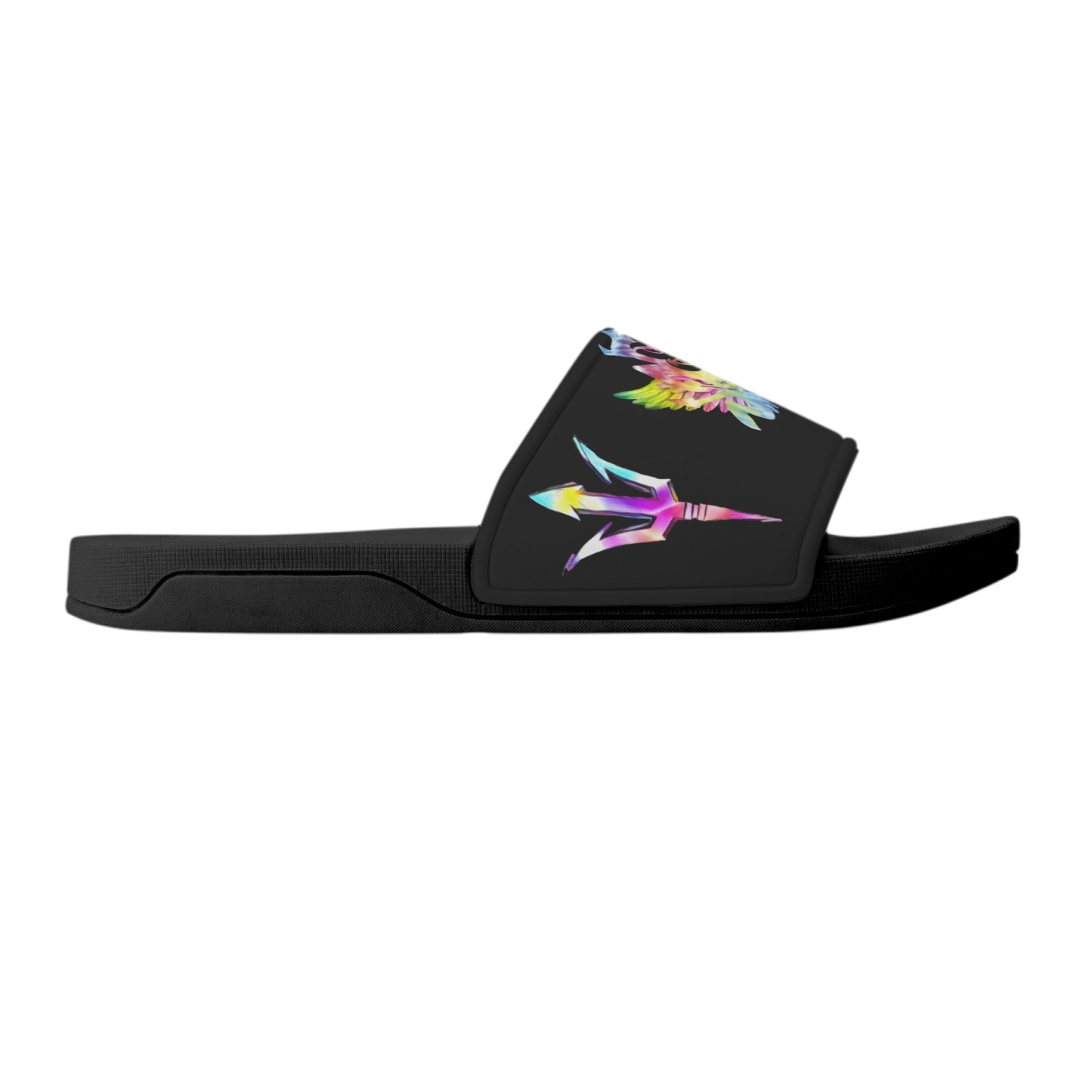 Sun Devil Tie-Die Edition Womens Black Star Slides