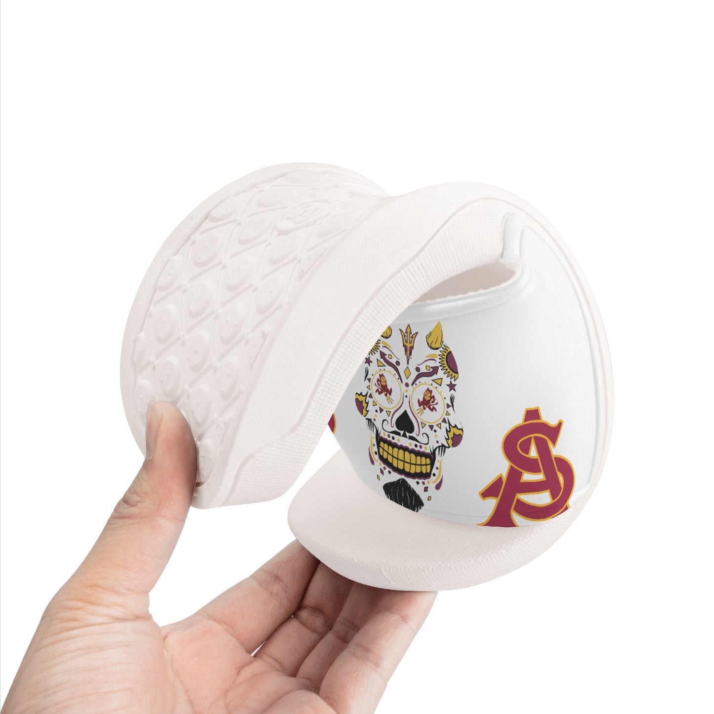 Sun Devil S.O.S Edition Womens White Star Slides