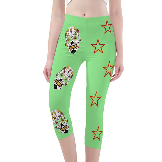 Sun Devil S.O.S Edition Womens Workout  Mint Green Yoga Leggings