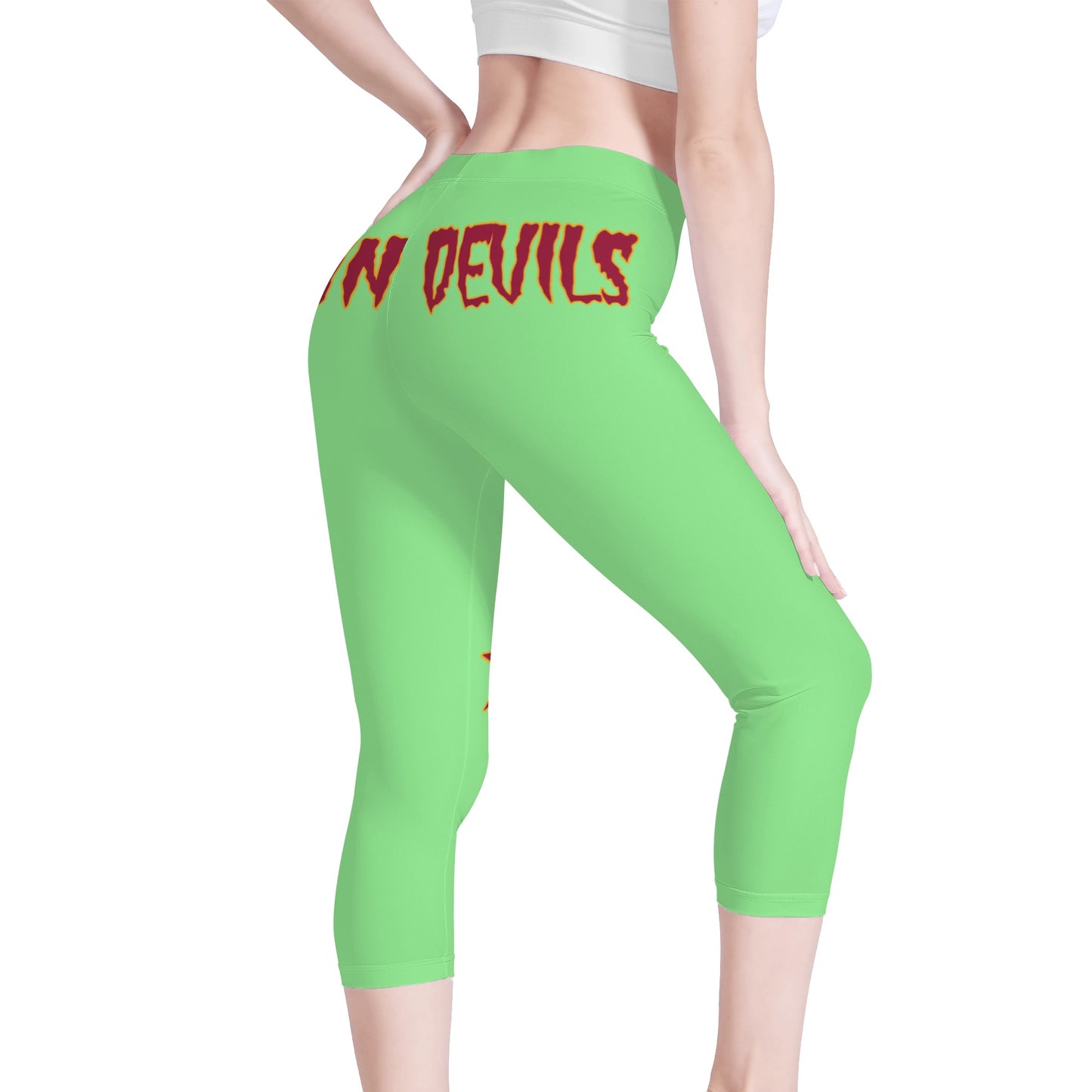 Sun Devil S.O.S Edition Womens Workout  Mint Green Yoga Leggings