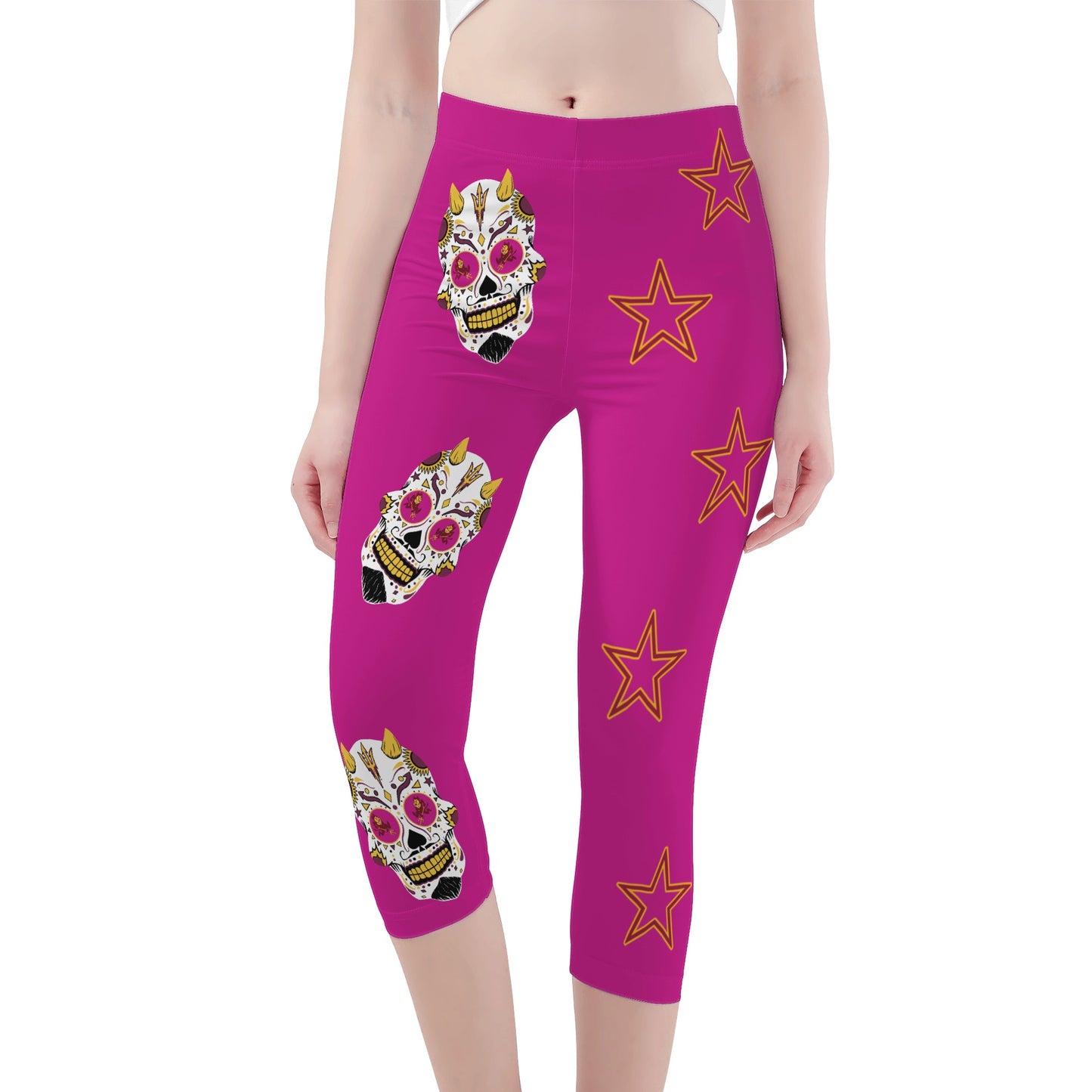 Sun Devil S.O.S Edition Womens Workout  Purple Yoga Leggings