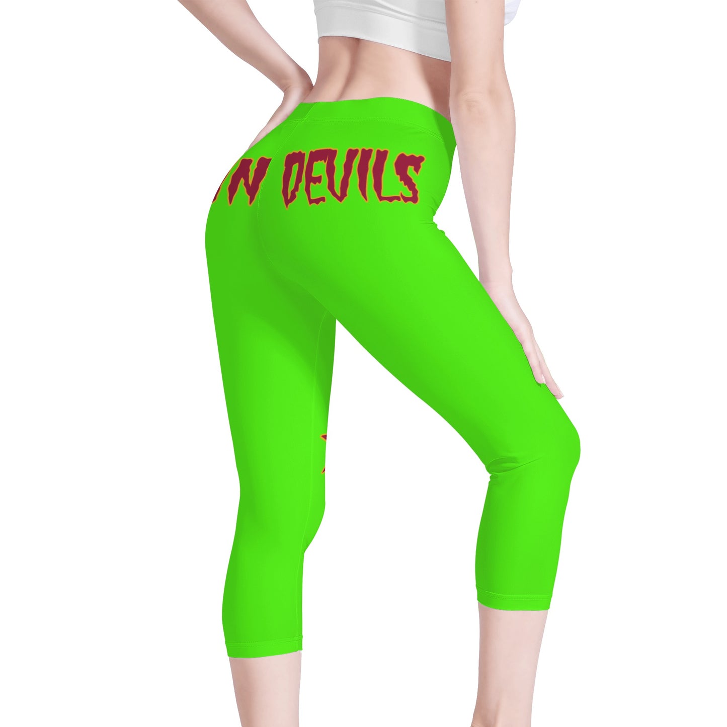 Sun Devil S.O.S Edition Womens Workout  Goo Green Yoga Leggings