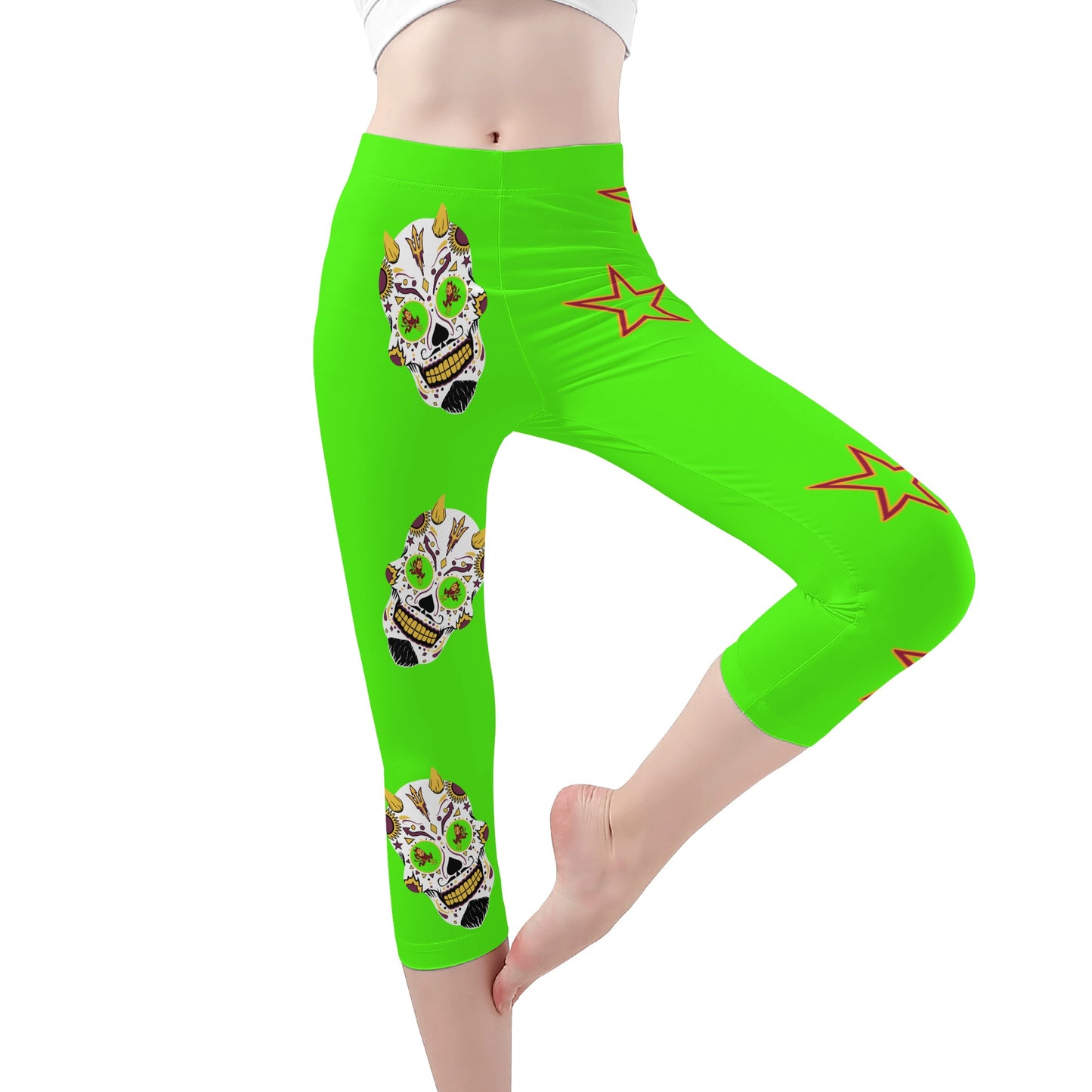 Sun Devil S.O.S Edition Womens Workout  Goo Green Yoga Leggings