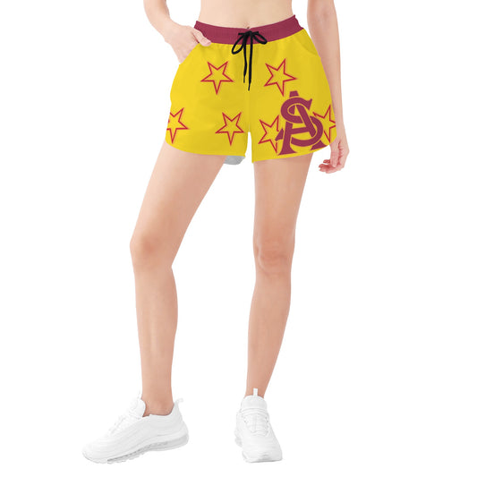 Sun Devil S.O.S Edition  Womens Gold Shorts