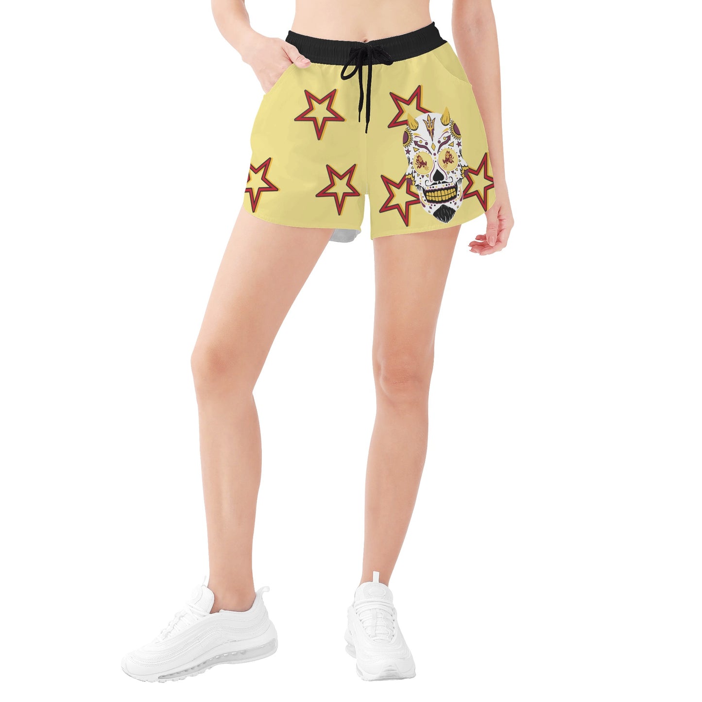 Sun Devil S.O.S Stars Edition Womens Tan Shorts