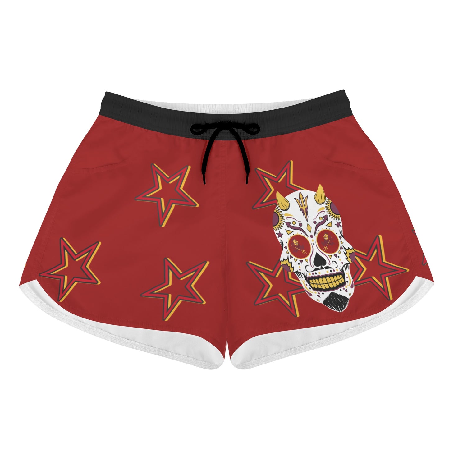 Sun Devil S.O.S Stars Edition Womens Maroon Shorts