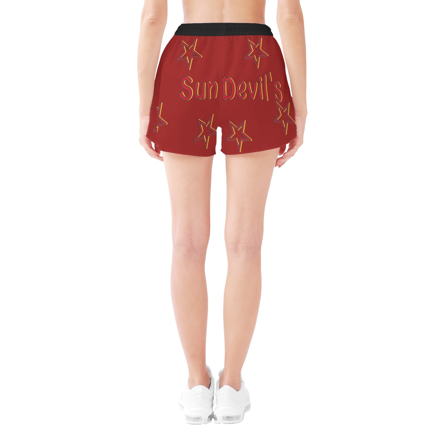 Sun Devil S.O.S Stars Edition Womens Maroon Shorts