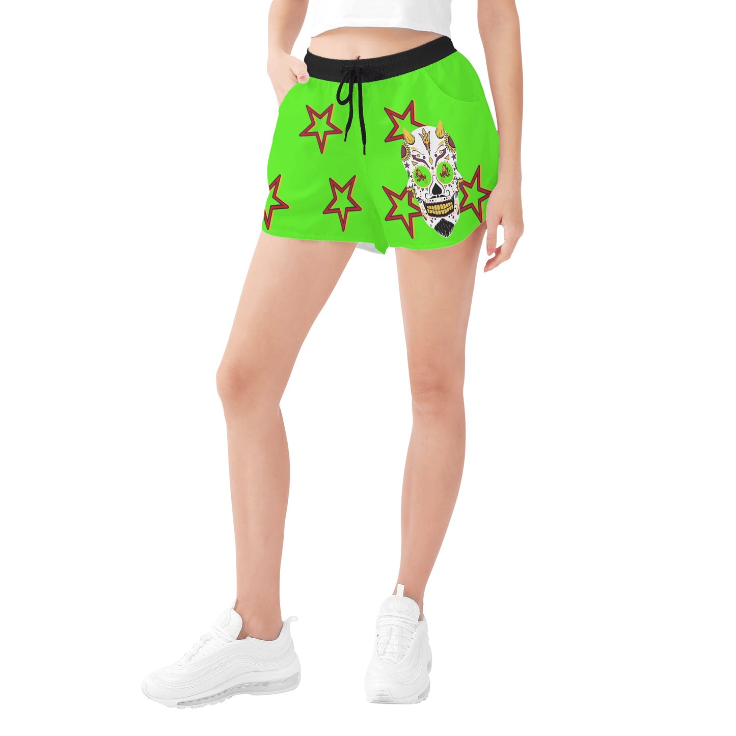 Sun Devil S.O.S Stars Edition Womens Goo Green Shorts