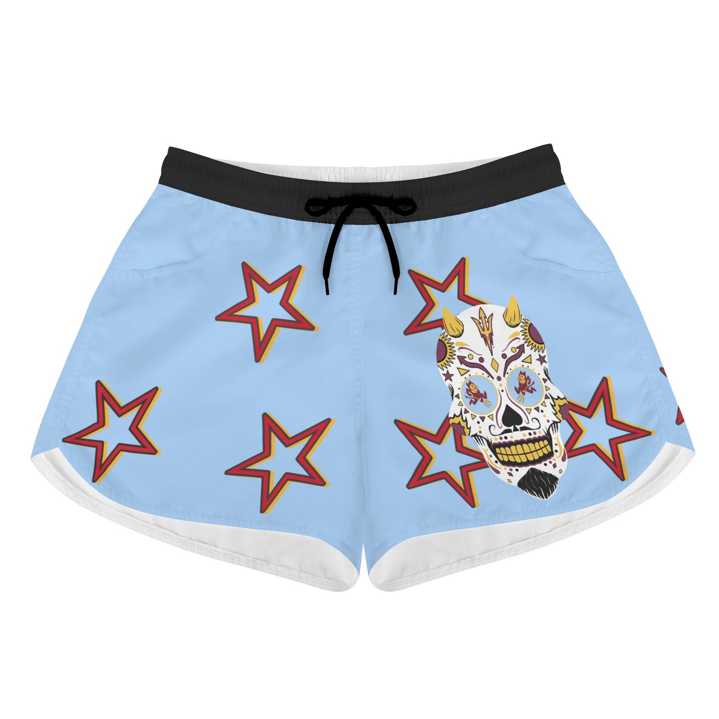 Sun Devil S.O.S Stars Edition Womens Sky Blue Shorts