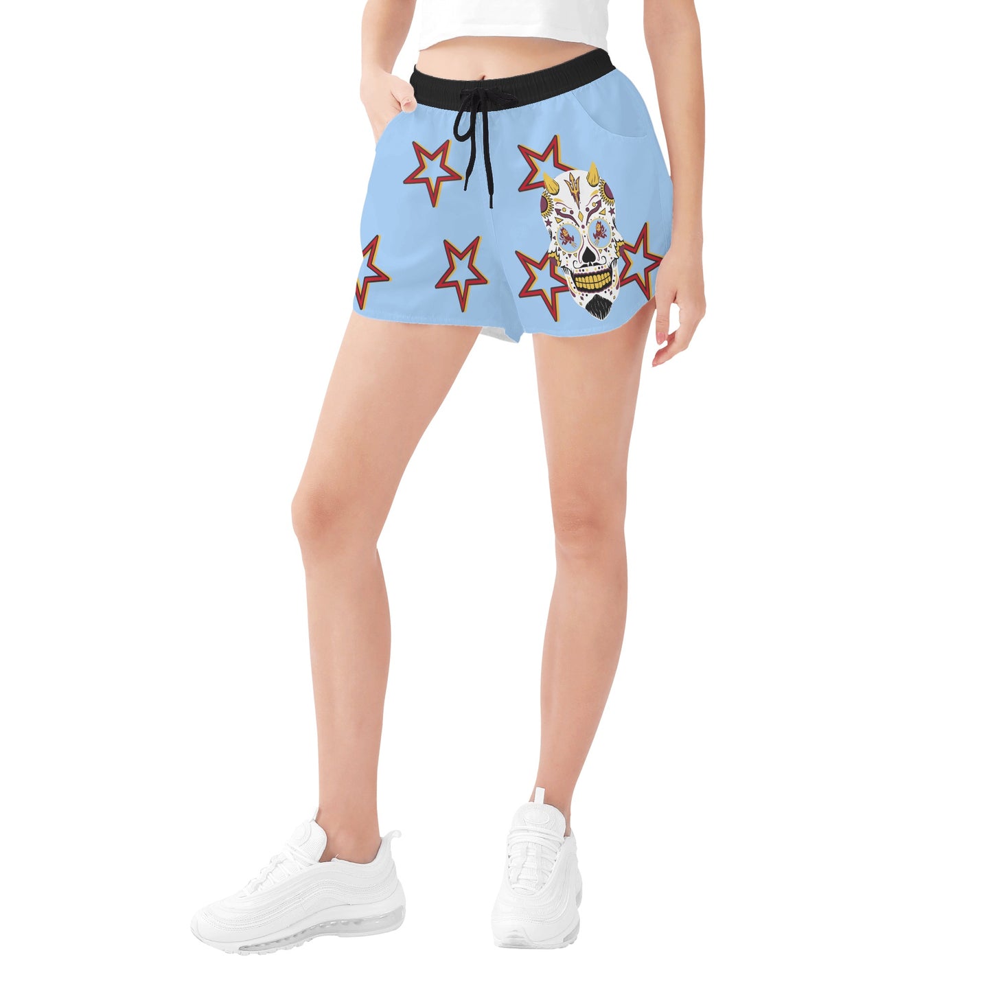 Sun Devil S.O.S Stars Edition Womens Sky Blue Shorts