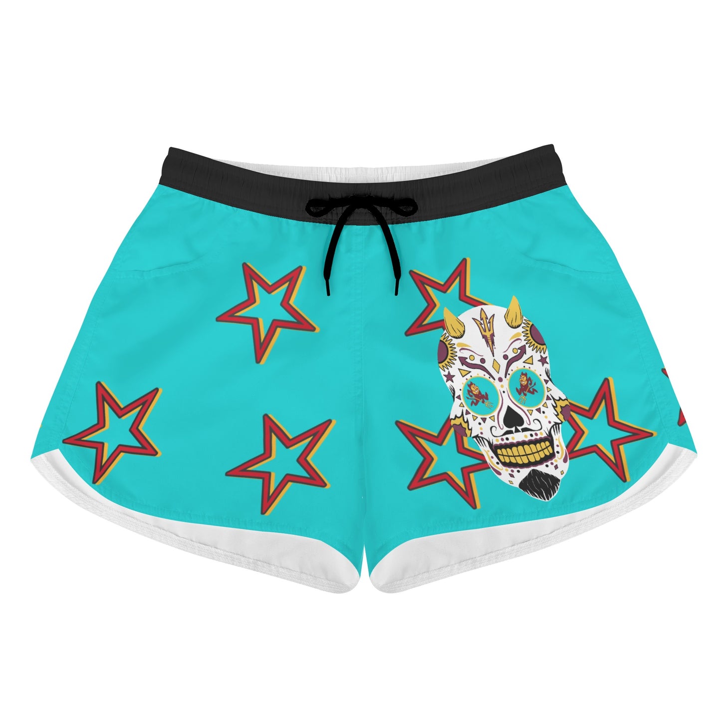 Sun Devil S.O.S Stars Edition Womens Turquoise Shorts