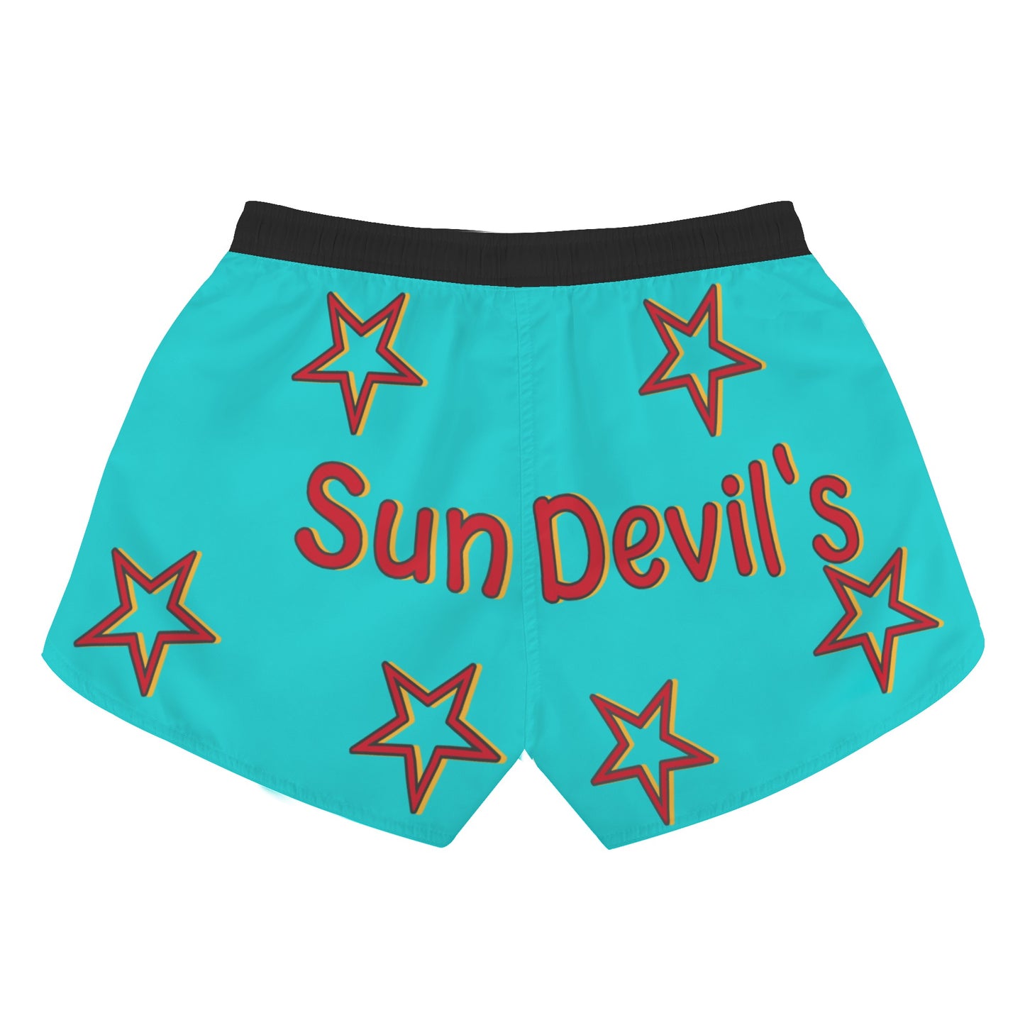 Sun Devil S.O.S Stars Edition Womens Turquoise Shorts