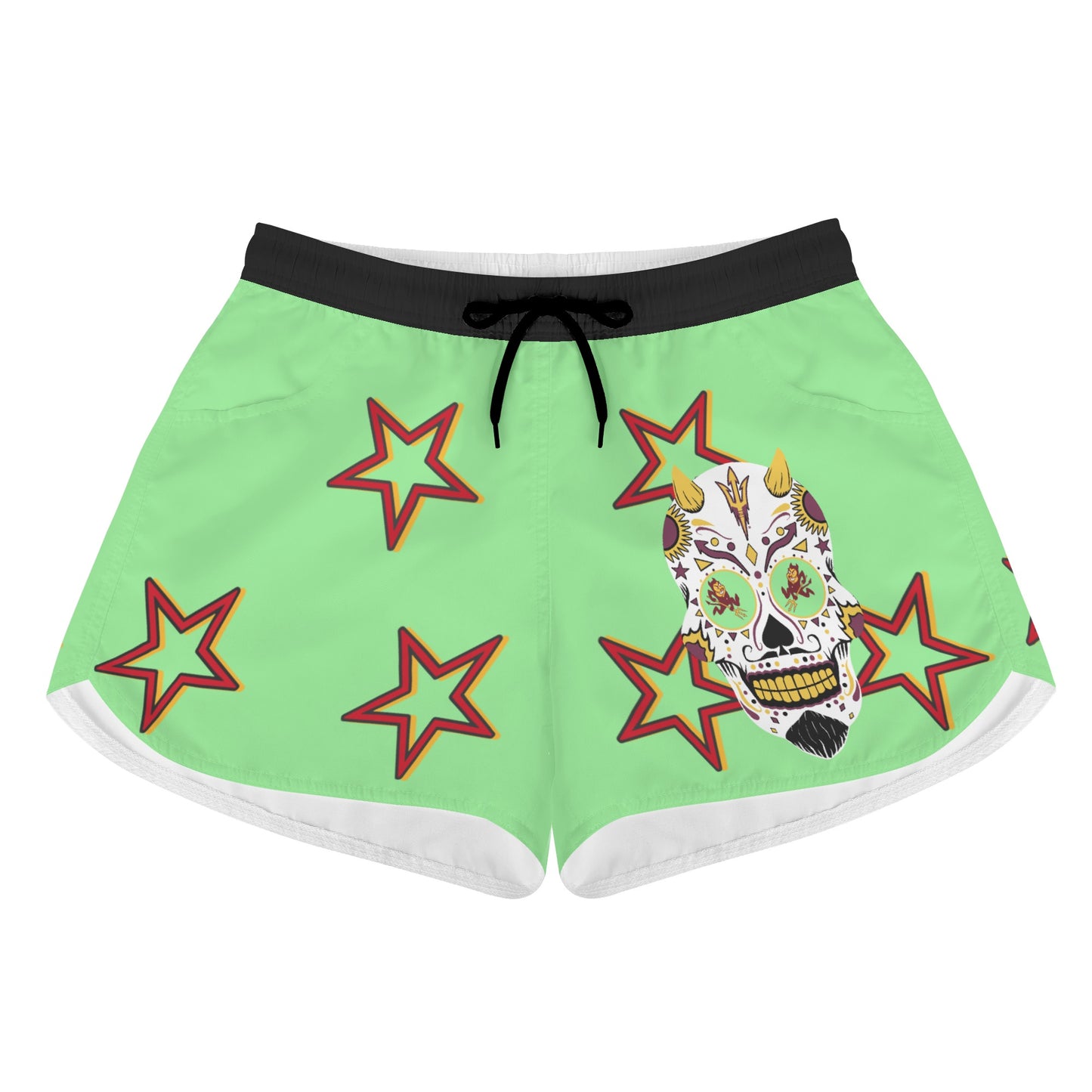 Sun Devil S.O.S Stars Edition Womens Mint Green Shorts