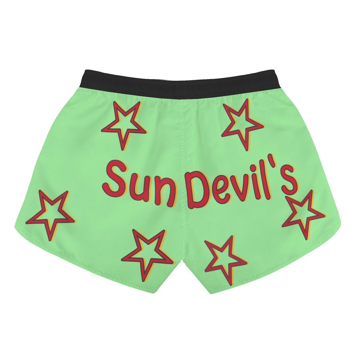 Sun Devil S.O.S Stars Edition Womens Mint Green Shorts