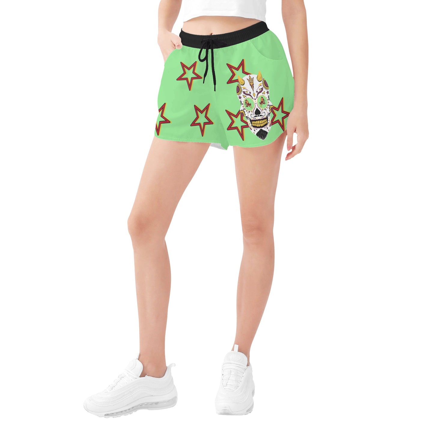 Sun Devil S.O.S Stars Edition Womens Mint Green Shorts