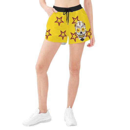 Sun Devil S.O.S Stars Edition Womens Gold Shorts