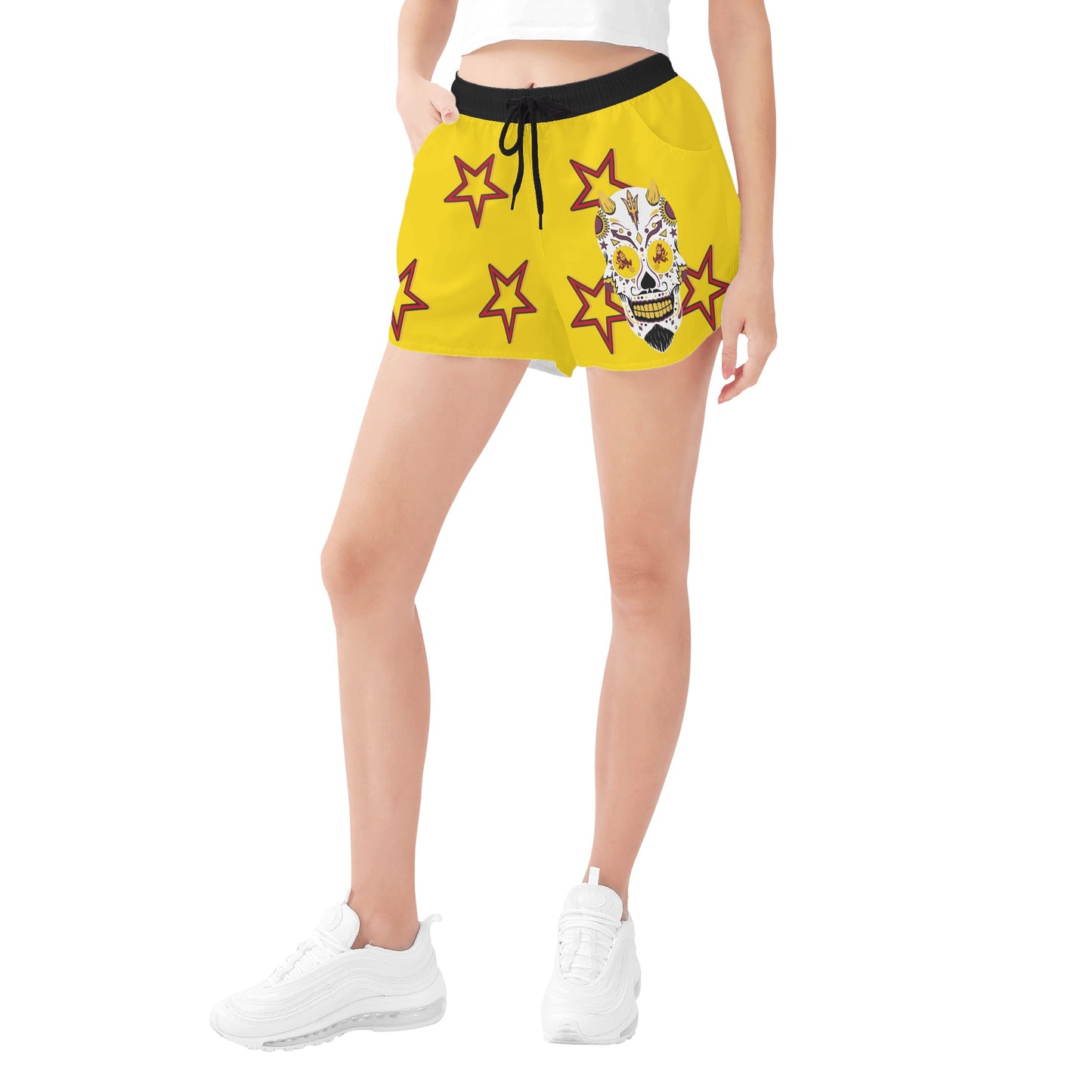 Sun Devil S.O.S Stars Edition Womens Gold Shorts