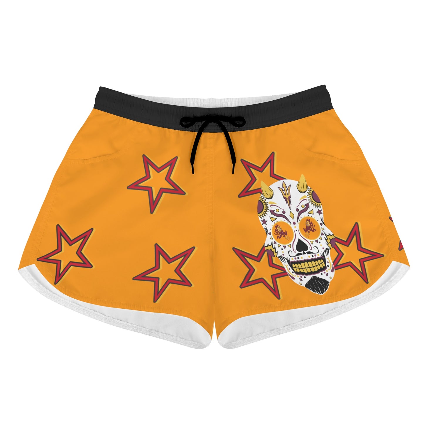 Sun Devil S.O.S Stars Edition Womens Orange Shorts