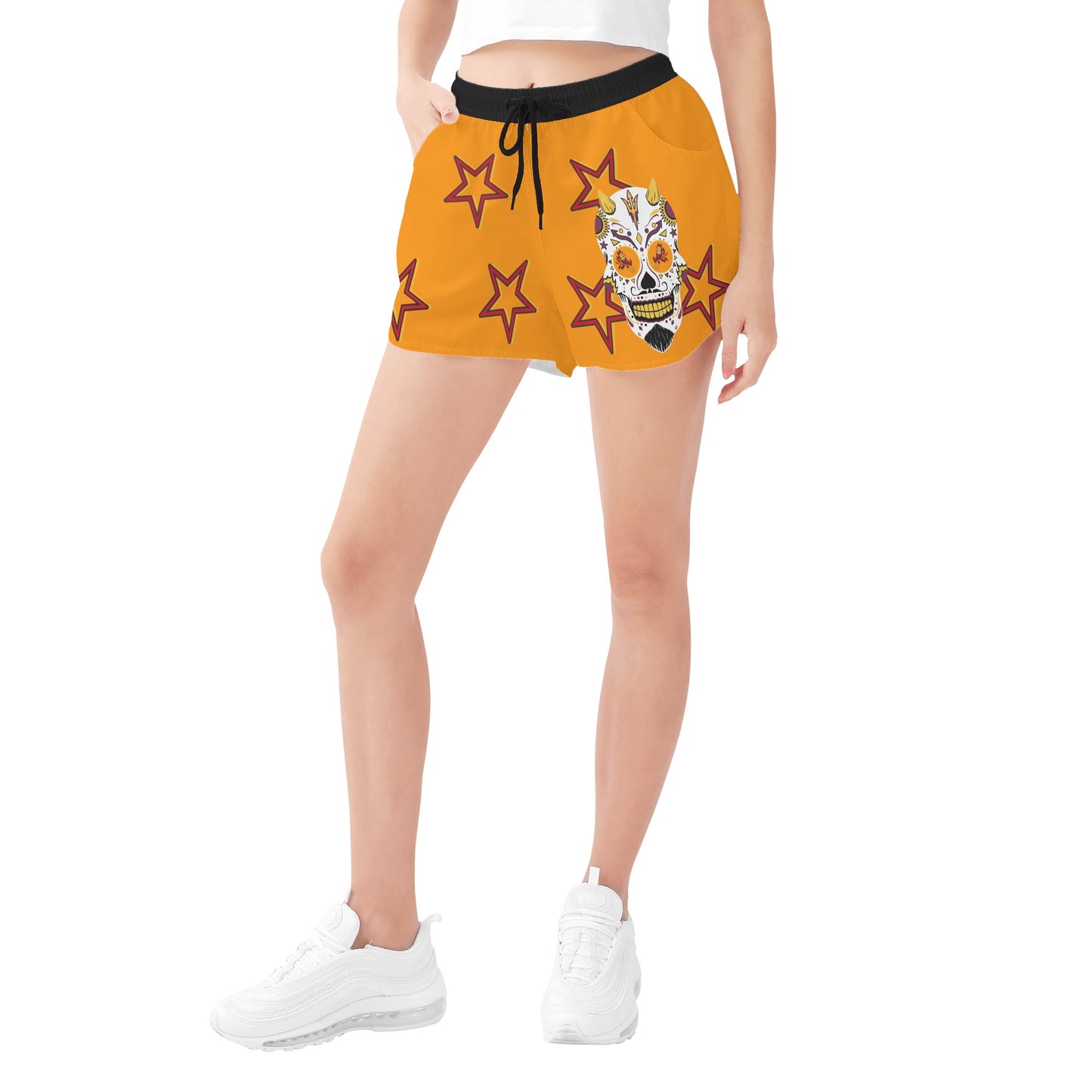 Sun Devil S.O.S Stars Edition Womens Orange Shorts