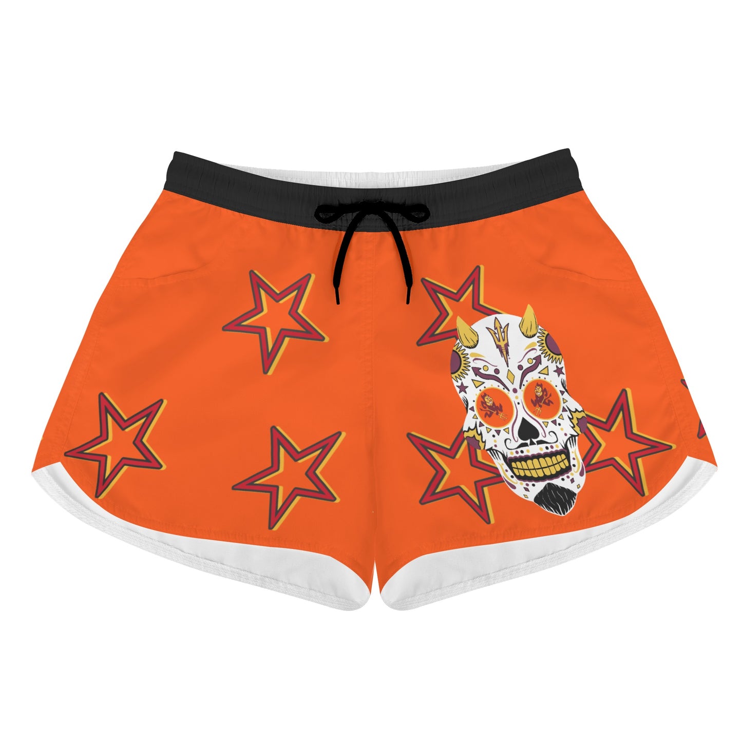 Sun Devil S.O.S Stars Edition Womens Orange Shorts