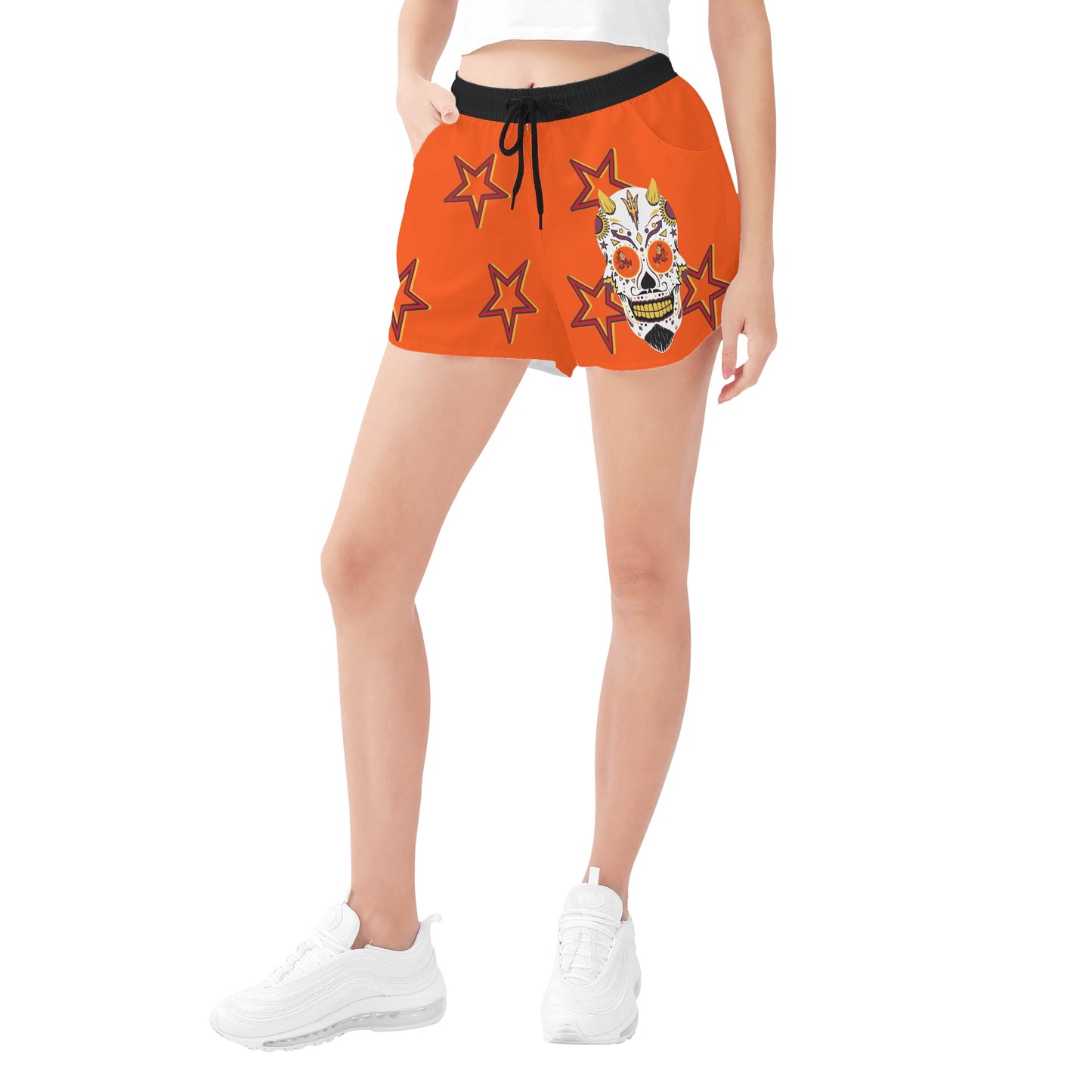 Sun Devil S.O.S Stars Edition Womens Orange Shorts