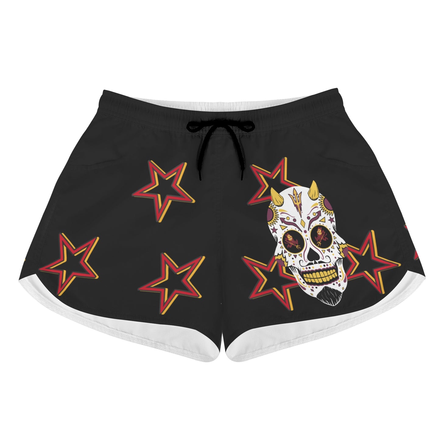 Sun Devil S.O.S Stars Edition Womens Black Shorts