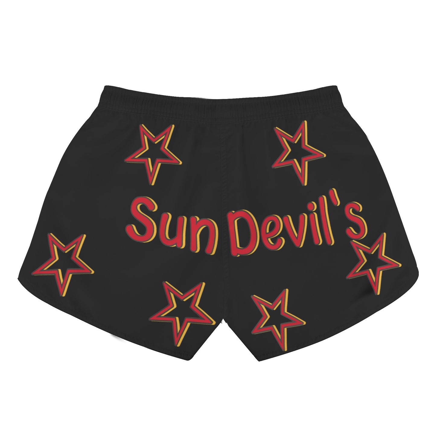 Sun Devil S.O.S Stars Edition Womens Black Shorts