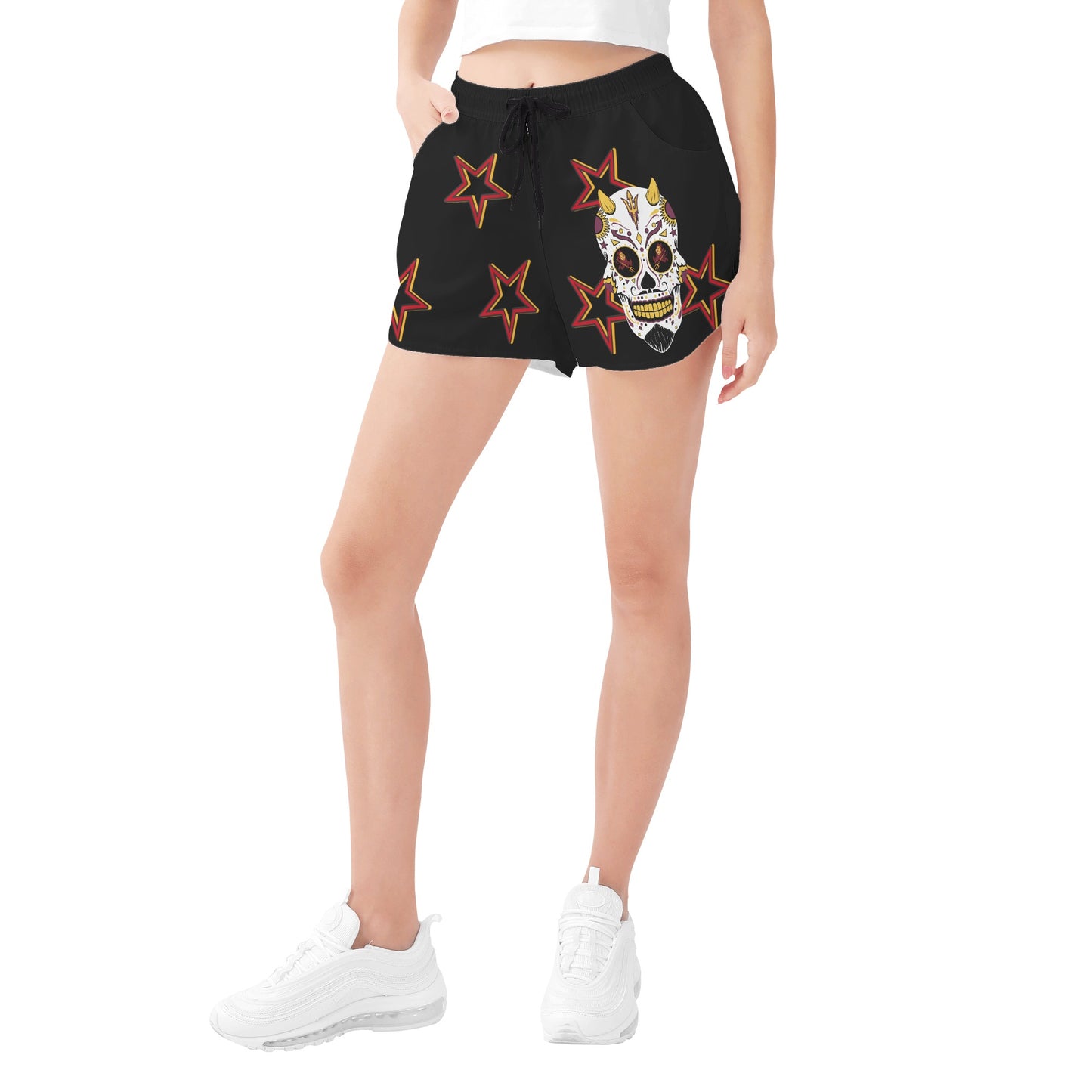 Sun Devil S.O.S Stars Edition Womens Black Shorts