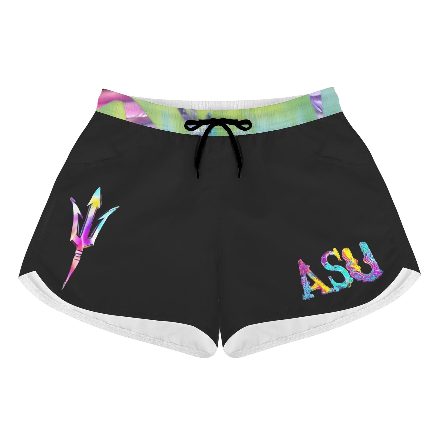 Sun Devil S.O.S Tie- Die Edition Womens Black Shorts