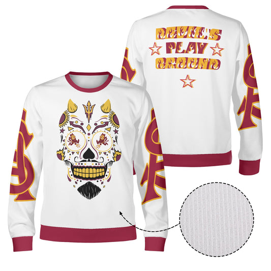 Sun Devil S.O.S Stars Edition White Unisex Crewneck Sweatshirt