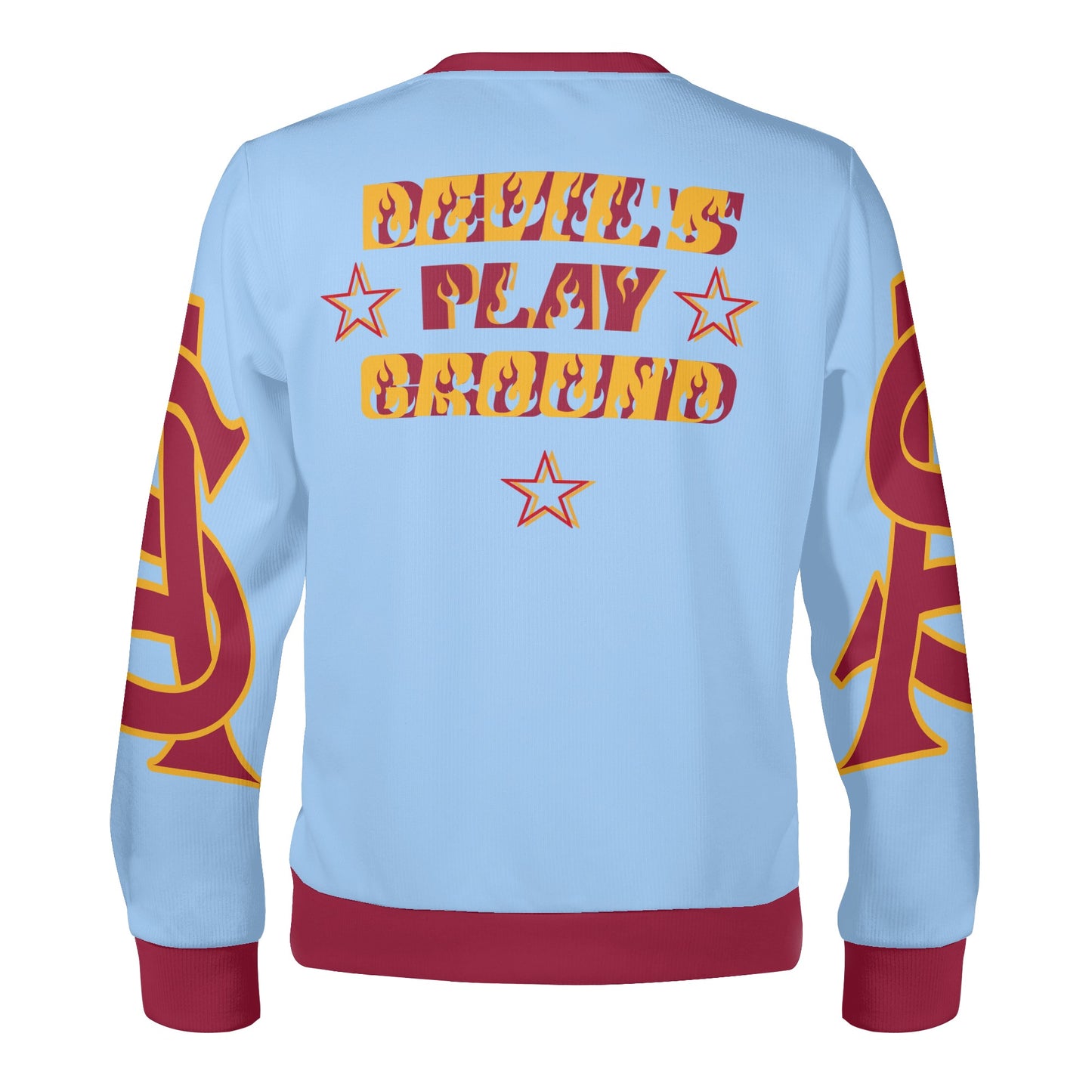 Sun Devil Dia De Los Muertos Edition Sky Blue Unisex Crewneck Sweatshirt