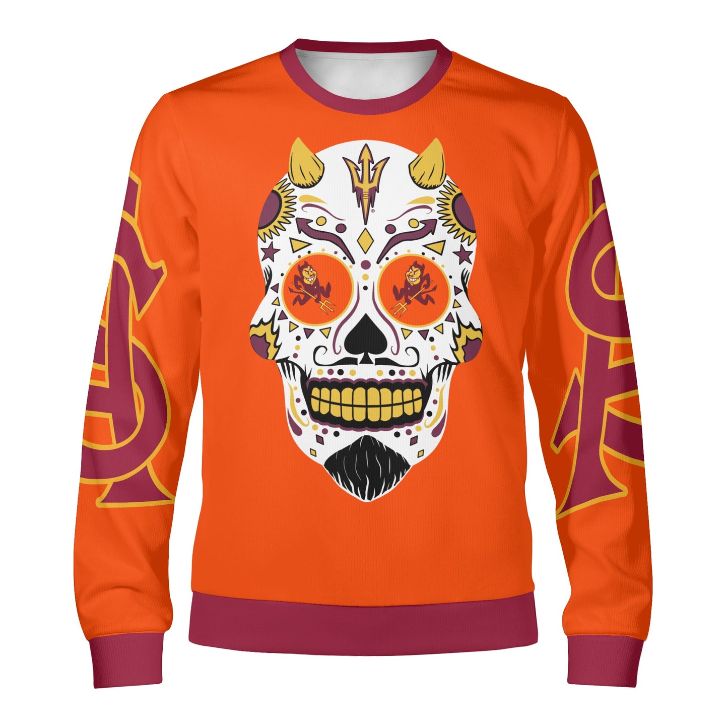 Sun Devil S.O.S Stars Edition Dark Orange Unisex Crewneck Sweatshirt