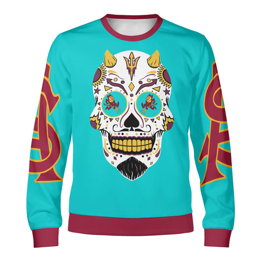 Sun Devil S.O.S Stars Edition Turquoise Unisex Crewneck Sweatshirt