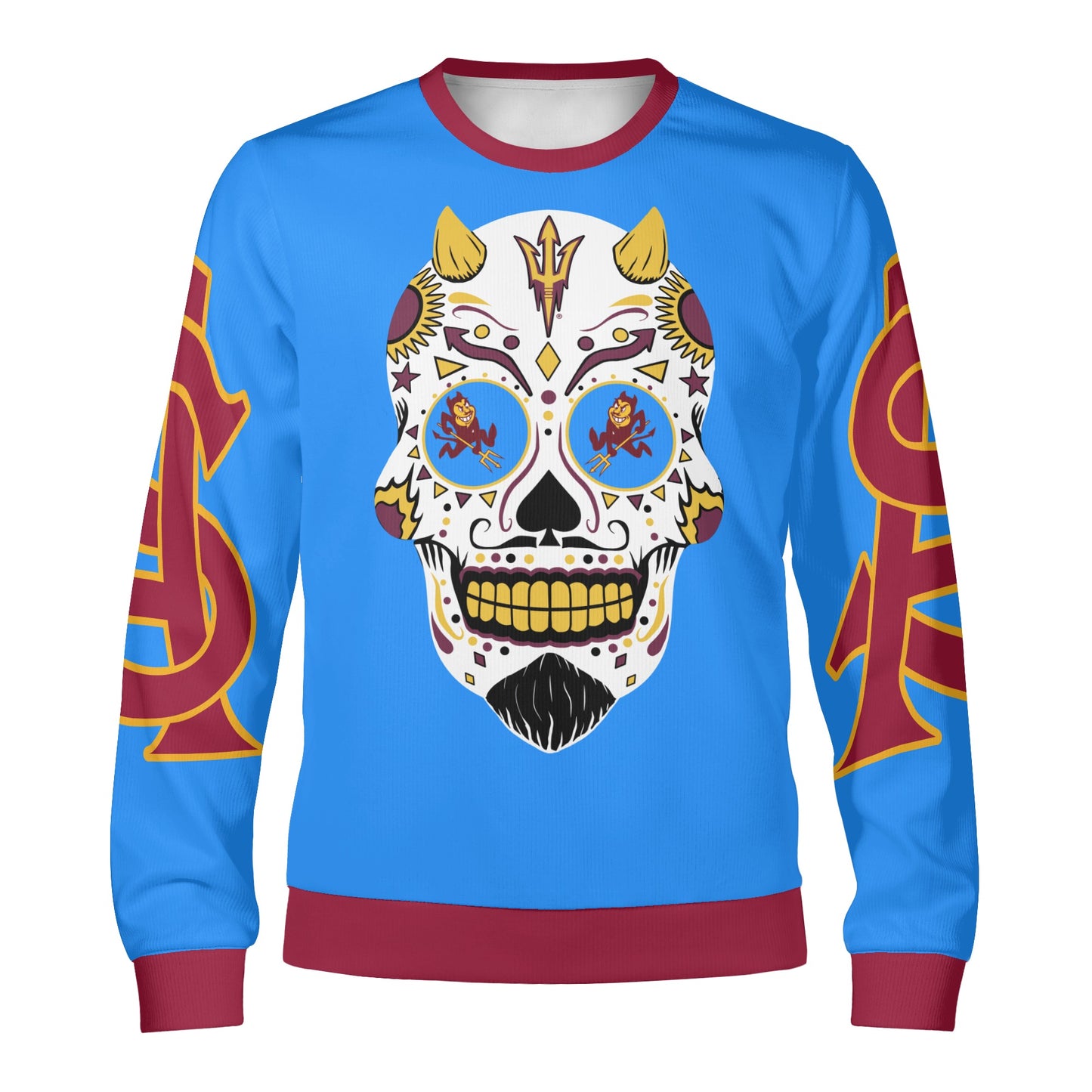 Sun Devil S.O.S Stars Edition Blue Unisex Crewneck Sweatshirt