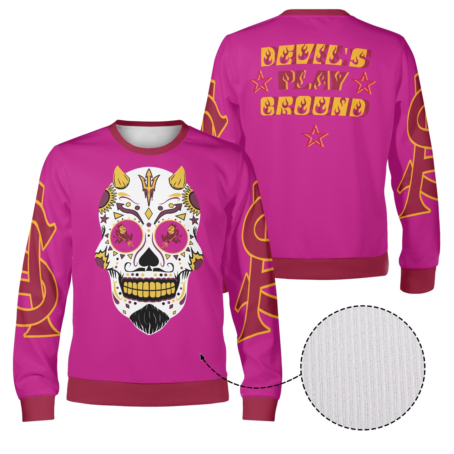 Sun Devil S.O.S Stars Edition Purple Unisex Crewneck Sweatshirt