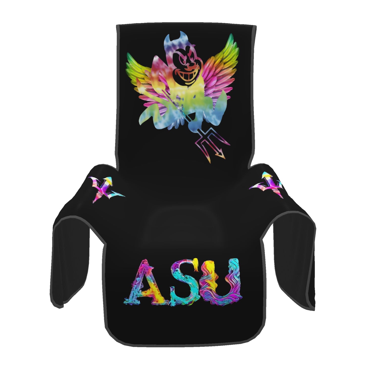 Sun Devil S.O.S Tie-Die Edition 23 Inch Black Sofa Protector Cover