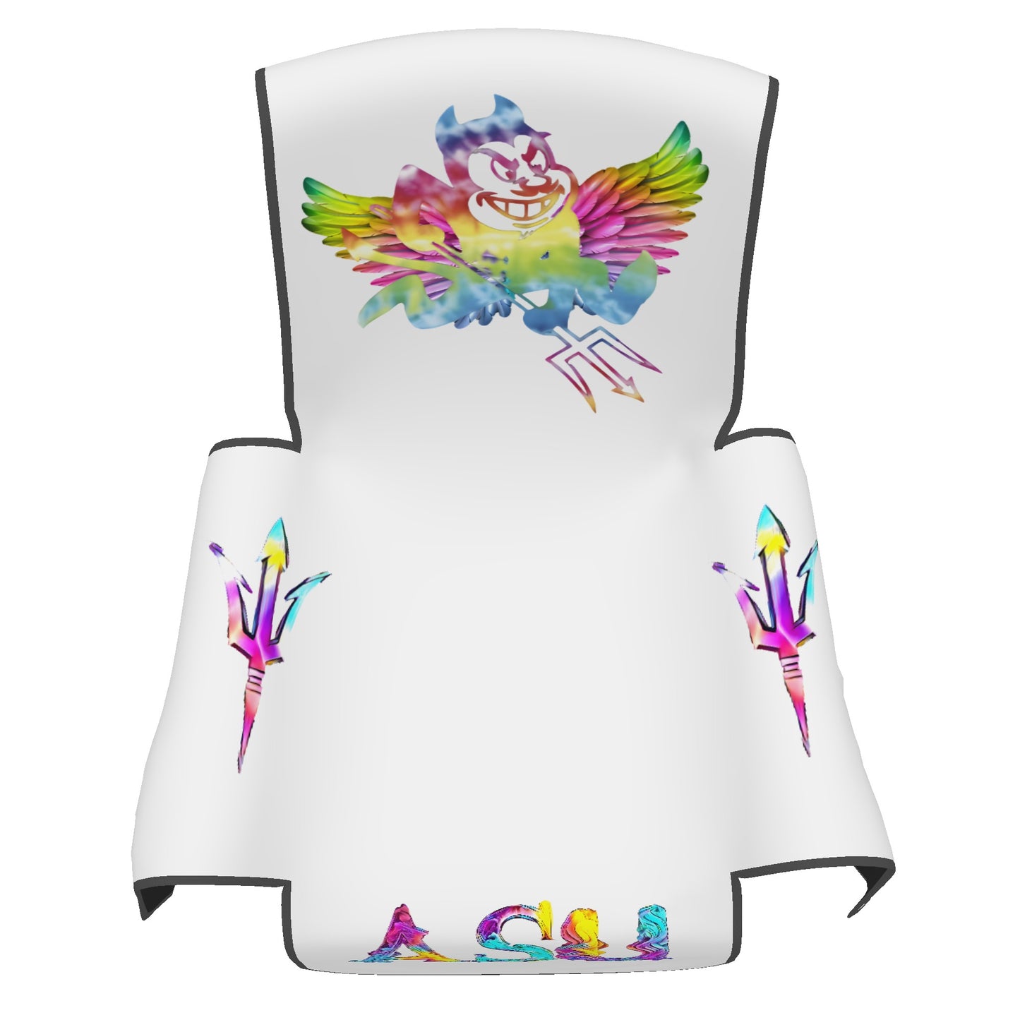 Sun Devil S.O.S Tie-Die Edition 23 Inch White Sofa Protector Cover