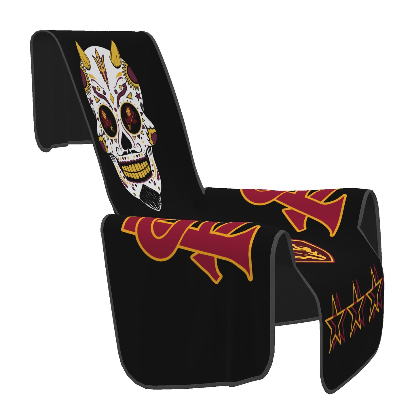 Sun Devil S.O.S Edition 23 Inch Black Sofa Protector Cover