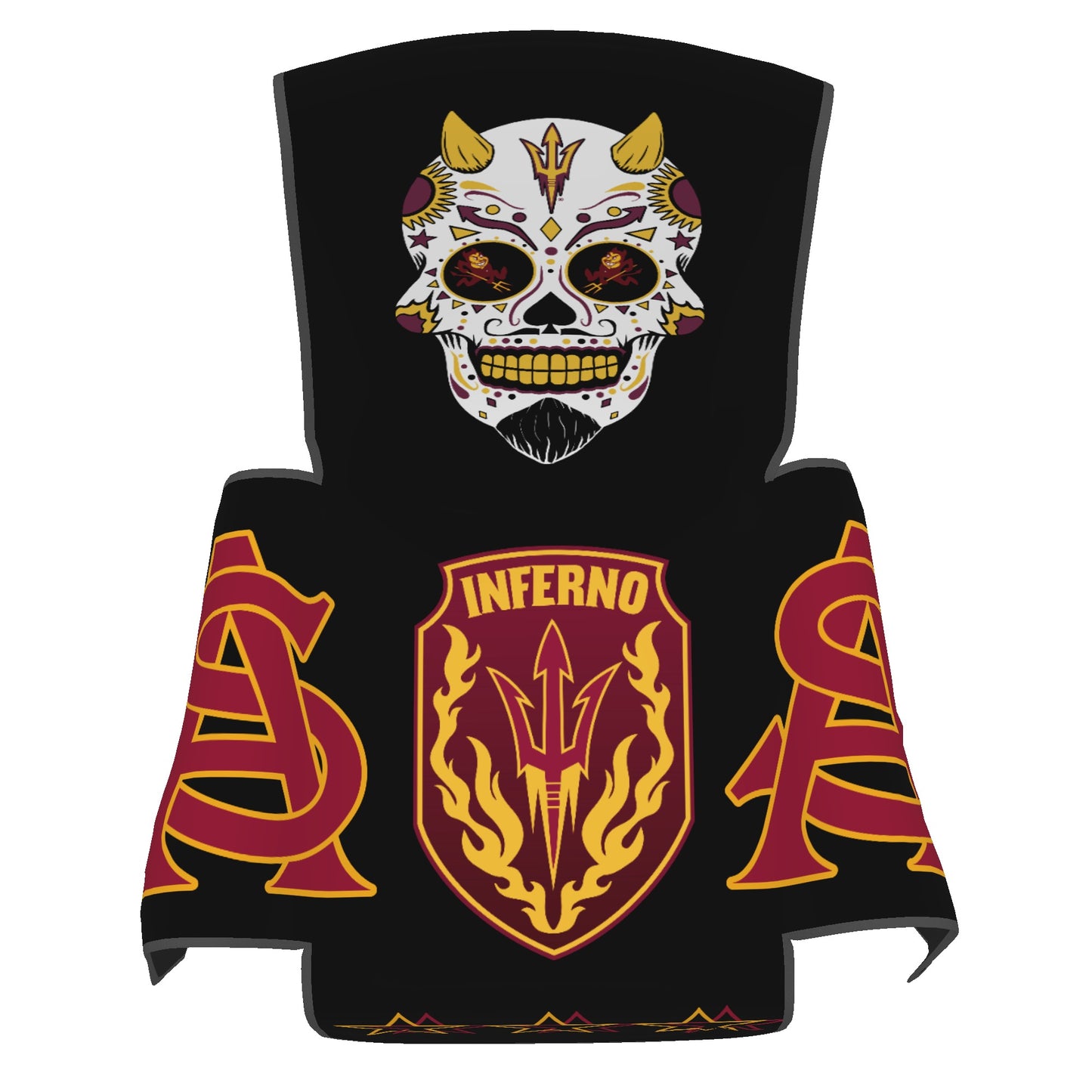 Sun Devil S.O.S Edition 23 Inch Black Sofa Protector Cover