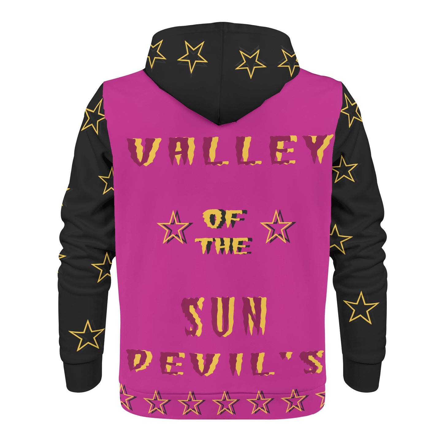 Sun Devil Follow The Fork Mens Purple/Black Zip Hoodie