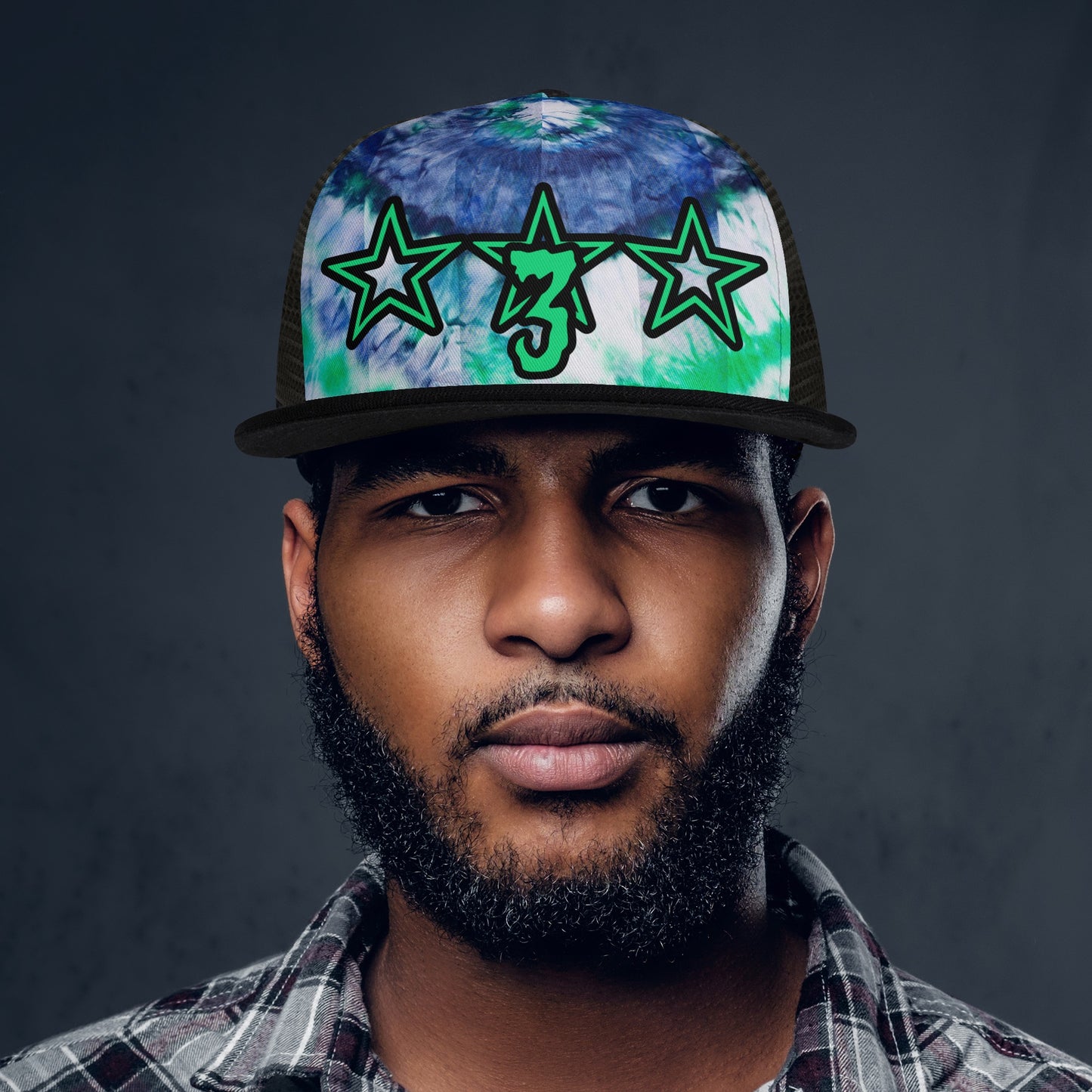 Star Duck 3 Tie-Die Limited Edition Snapback Trucker Hat