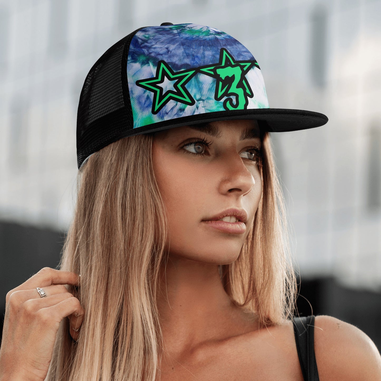 Star Duck 3 Tie-Die Limited Edition Snapback Trucker Hat