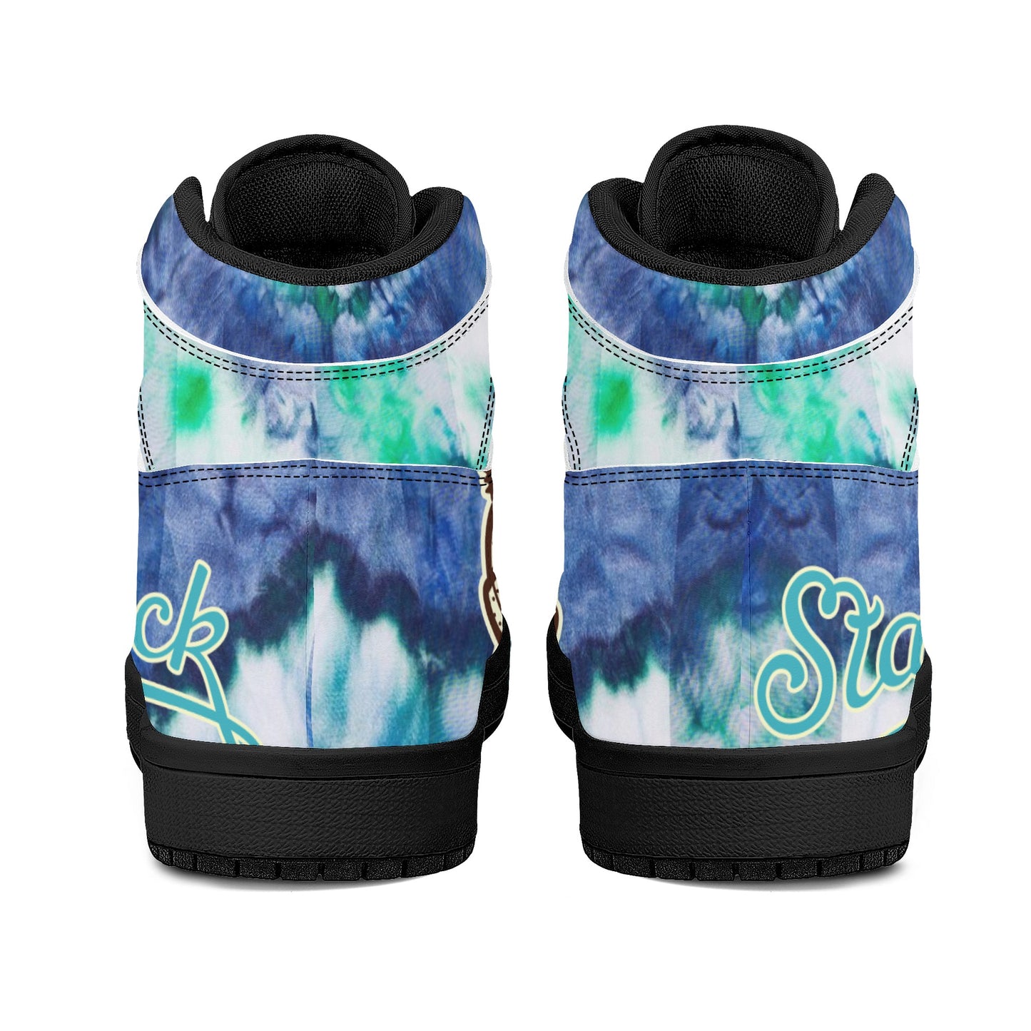 Star Duck 3 Tie-Die Limited Edition High Top Leather Star Kicks