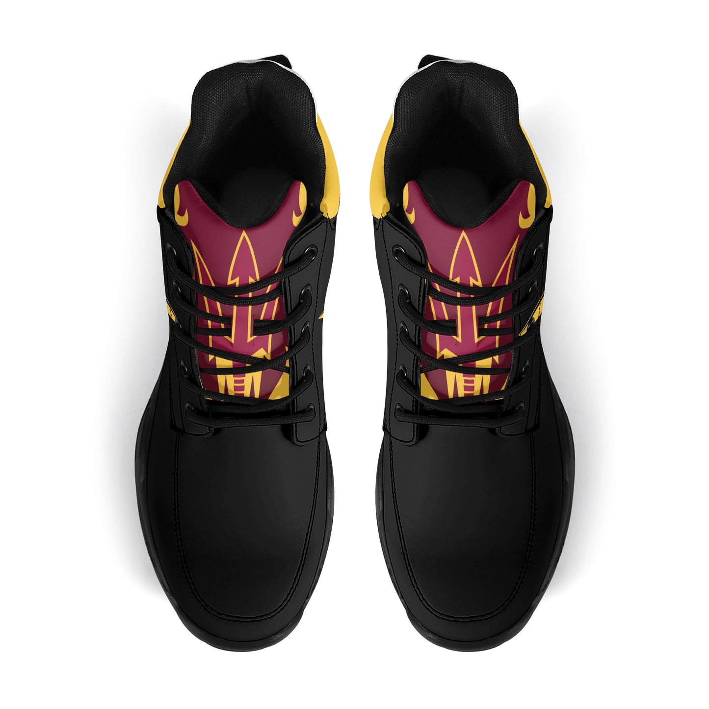 Sun Devil Forks Up Edition Mens High Top Leather Star Kicks