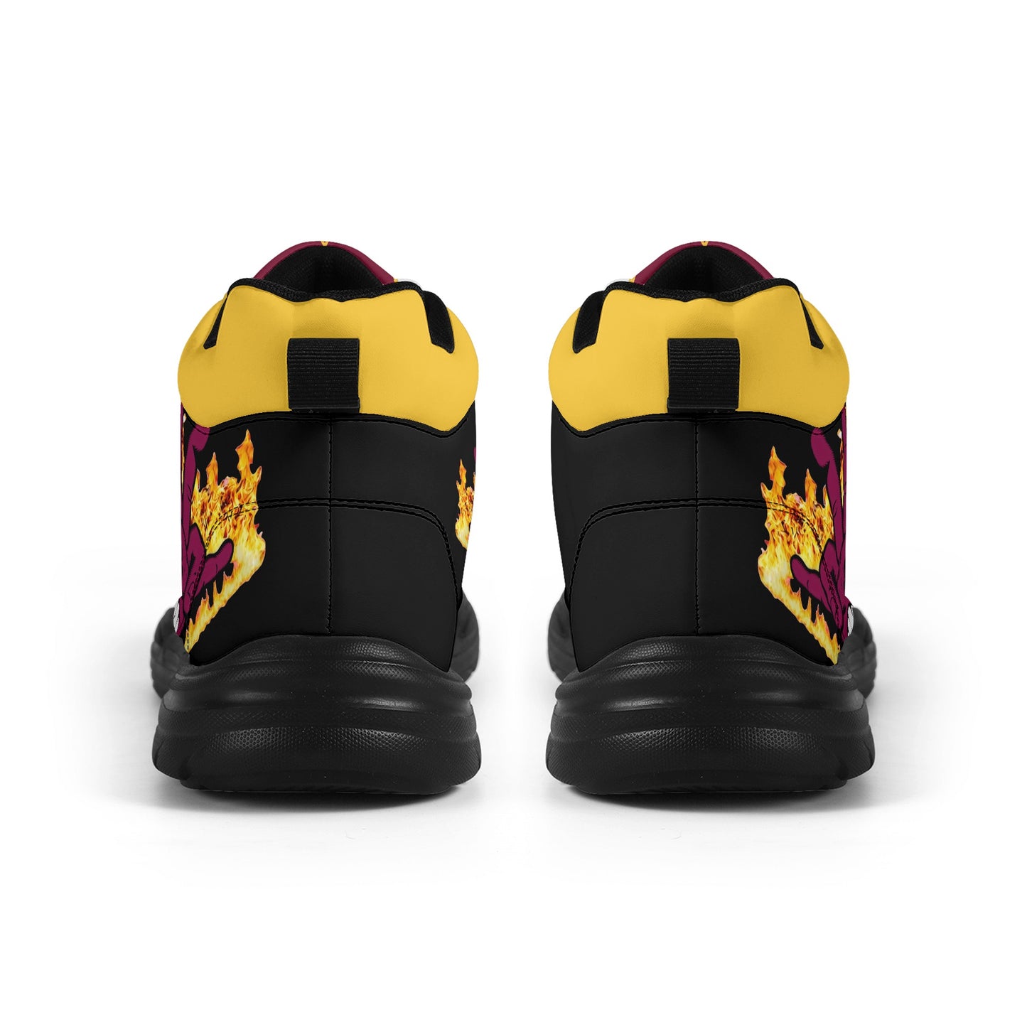 Sun Devil Forks Up Edition Mens High Top Leather Star Kicks